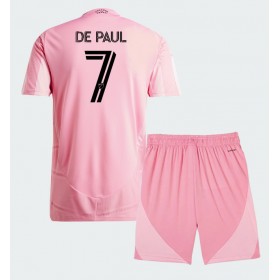 Inter Miami Rodrigo De Paul #7 Hjemme skjorte til barn 2026-27 Kortermet (+ korte bukser)